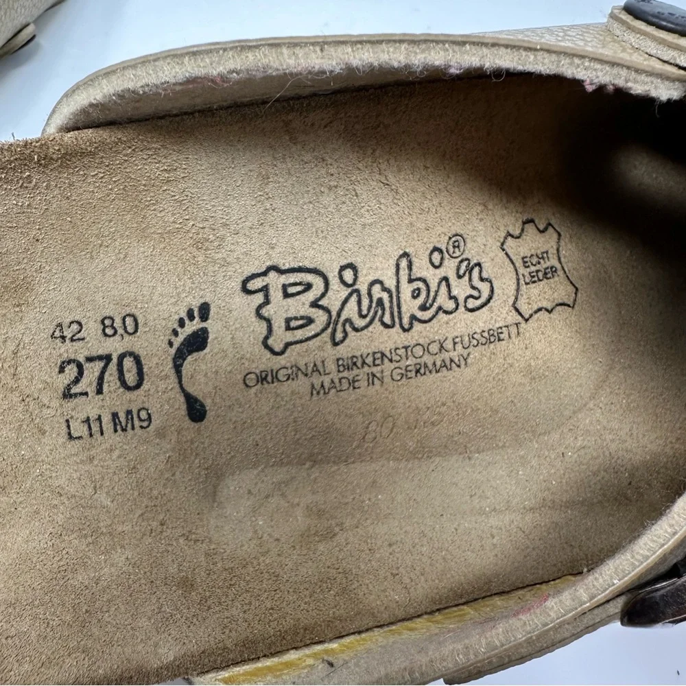 Birkenstock Gold Mules & Clogs - Picture 9 of 11